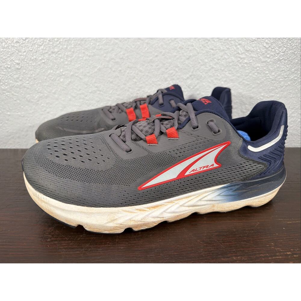 Altra Provision 7 Mens Size 13 Running Shoes Gray Blue Red AL0A7R6Z221